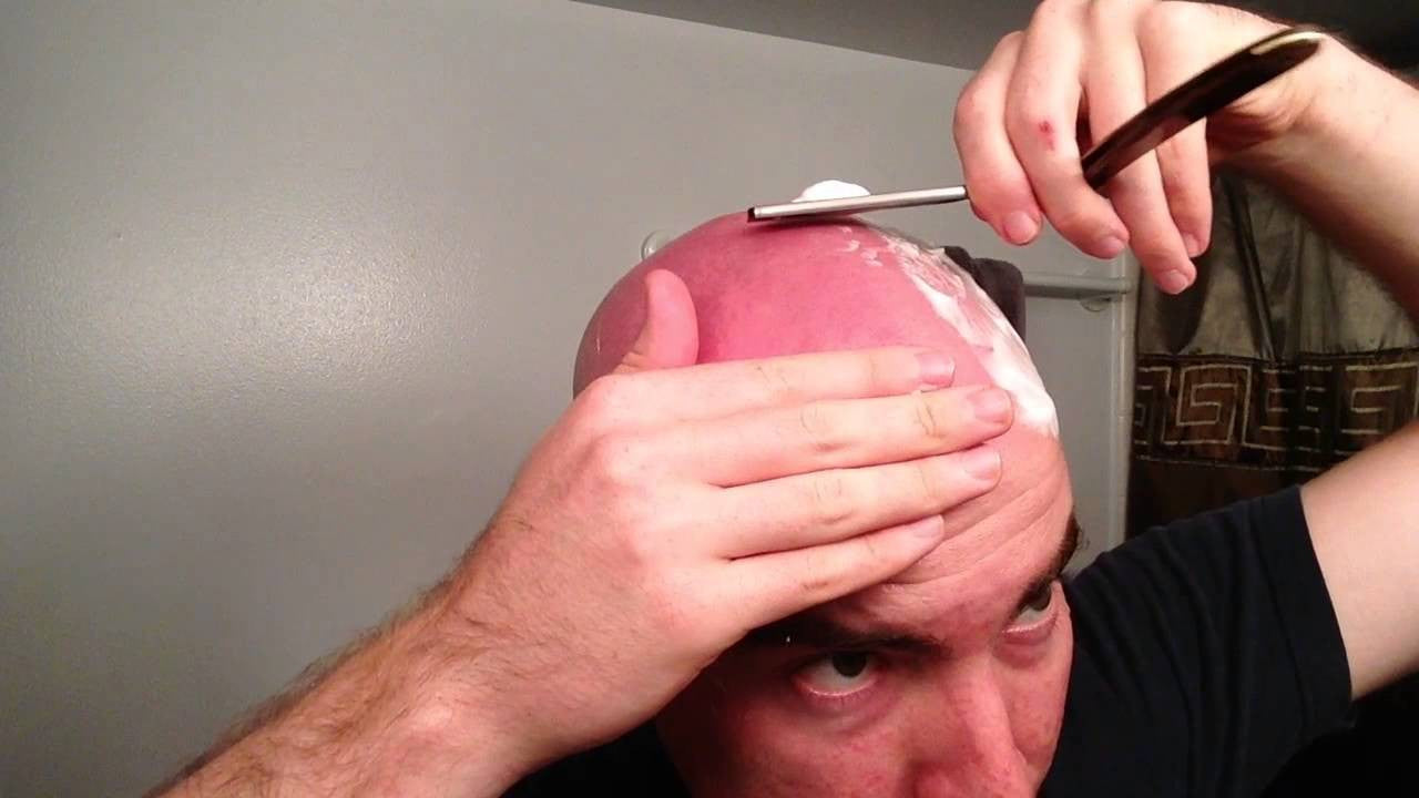Shaving your Head with a Straight Razor