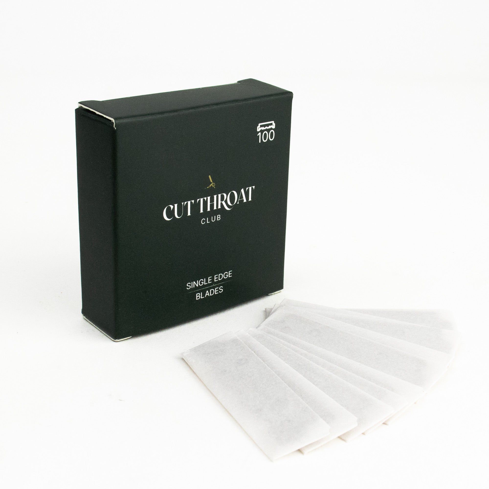 100 Single Edge Razor Blades by Cut Throat Club