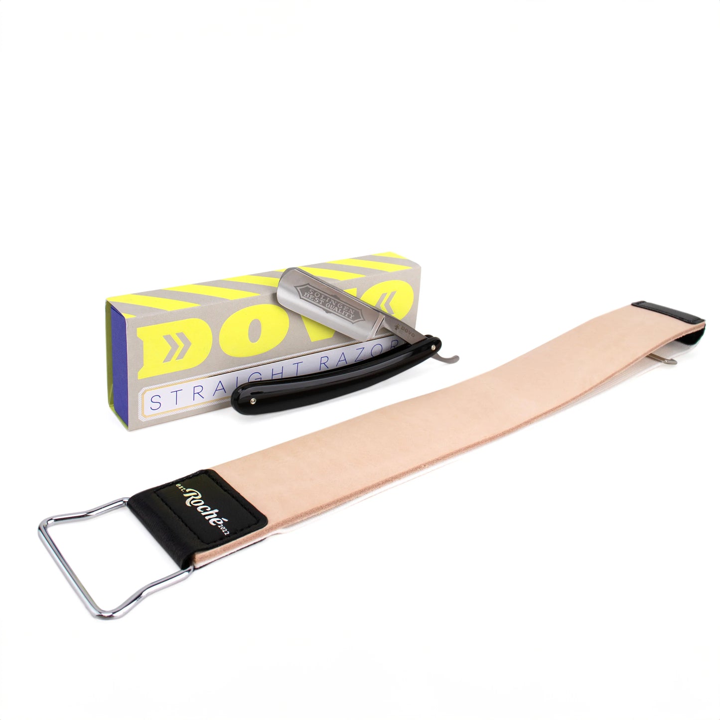 Cut Throat Razor and Roché Strop Combo